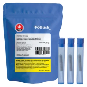 POTLUCK	- BLUEBERRY TART PR3X0.5G INDICA