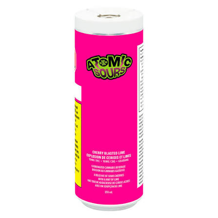 ATOMIC SOURS - CHERRY BLASTED LIME 355ML