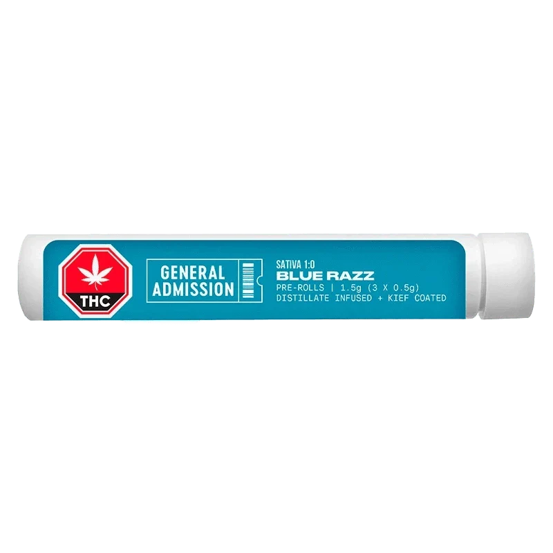 GENERAL ADMISSION - BLUE RAZZ DMNDS INFUSED PR3X0.5G SATIVA