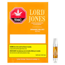 LORD JONES - ORANGE VELVET LIQ DIAMONDS X LIVE RESIN VAPE CART 1G SATIVA