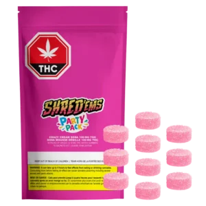 SHRED'EMS – CRAZY CREAM SODA 10X10MG GUMMIES SATIVA
