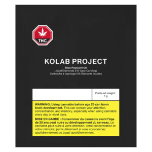 KOLAB PROJECT - BLUE PASSIONFRUIT LIQ DMNDS VAPE CART 1G HYBRID