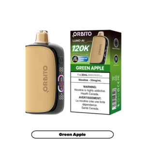 ORBITO - GREEN APPLE 120K DISPOSABLE VAPE